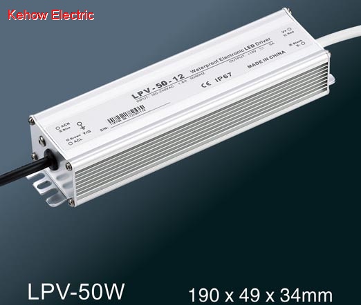 50W waterproof switching power supply