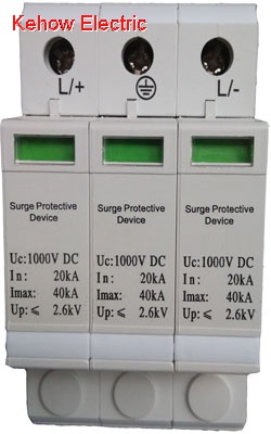 1000V DC 3P solar surge protector