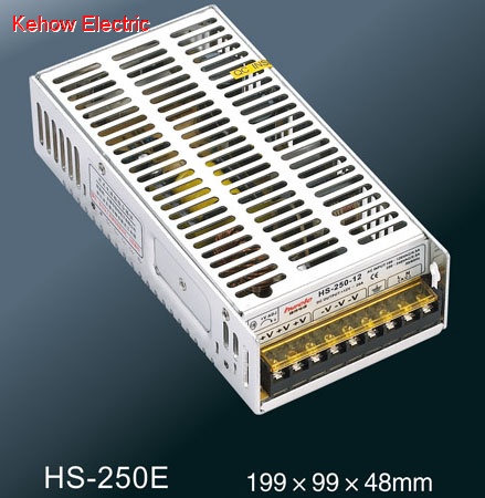 250W compact single output switching power supply