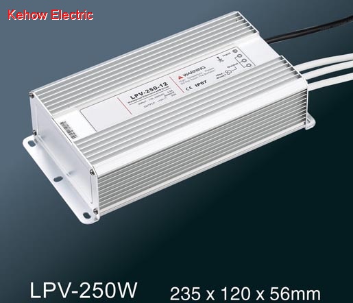 250W waterproof switching power supply